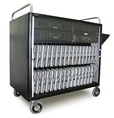 We offer a wide selection of Mobile Lab carts and crates, as well as charging options and accessories. Designed with input from tech coordinators and educators, Mobile Labs securely store and charge laptop computers, as well as power all your peripherals, from a single standard wall outlet.